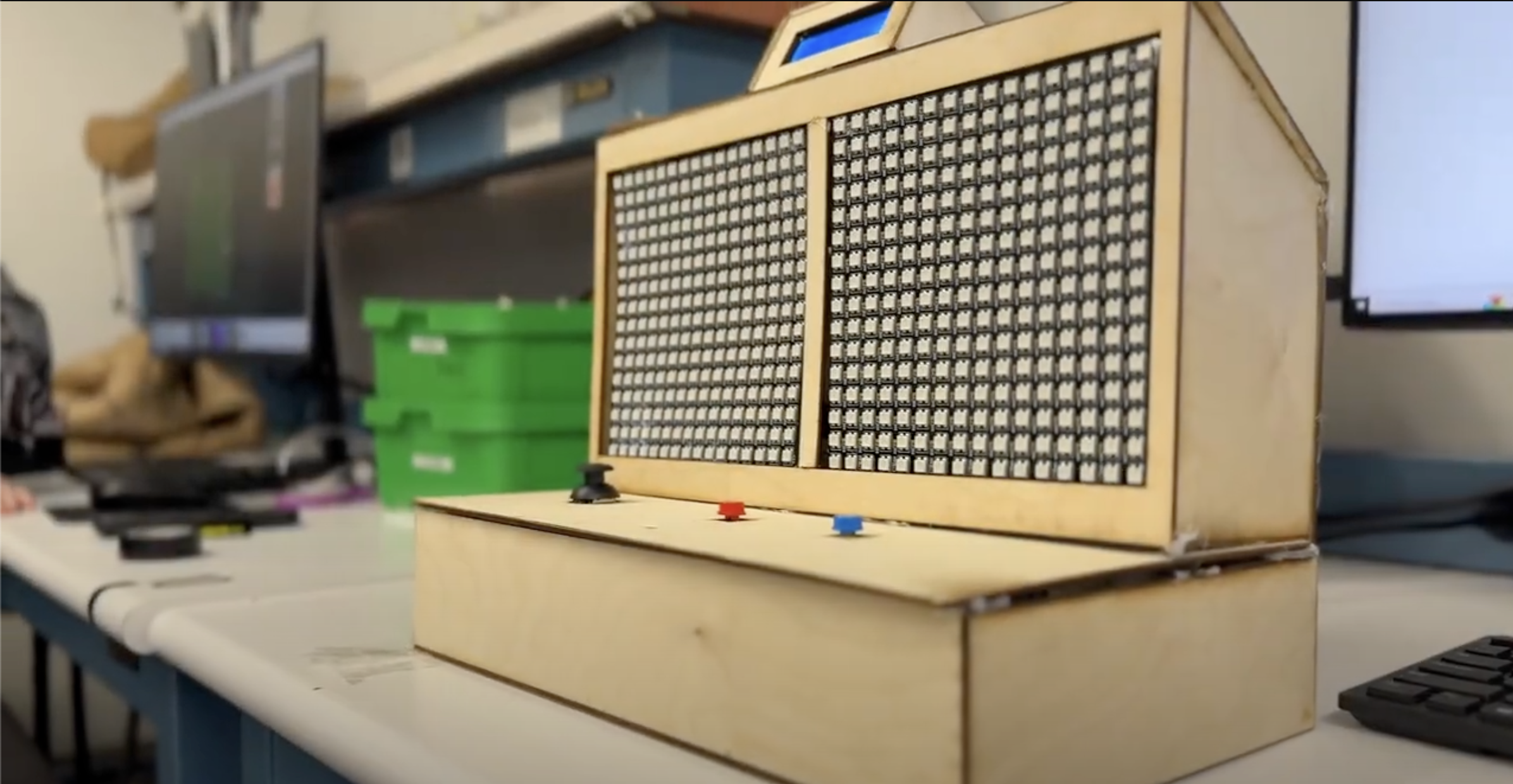 LED Battleship Arcade — Arduino + 16×16 RGB Matrix